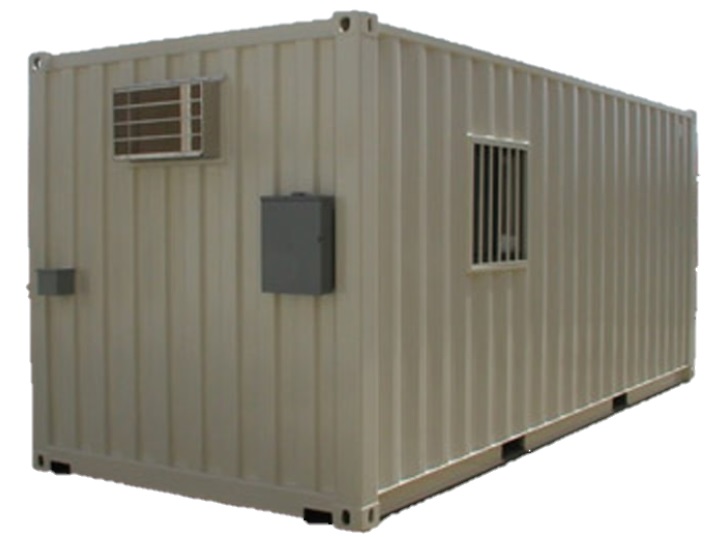 The components of Solar Charge Maximizing Controller System  can be installed inside a shipping container for solar farm application