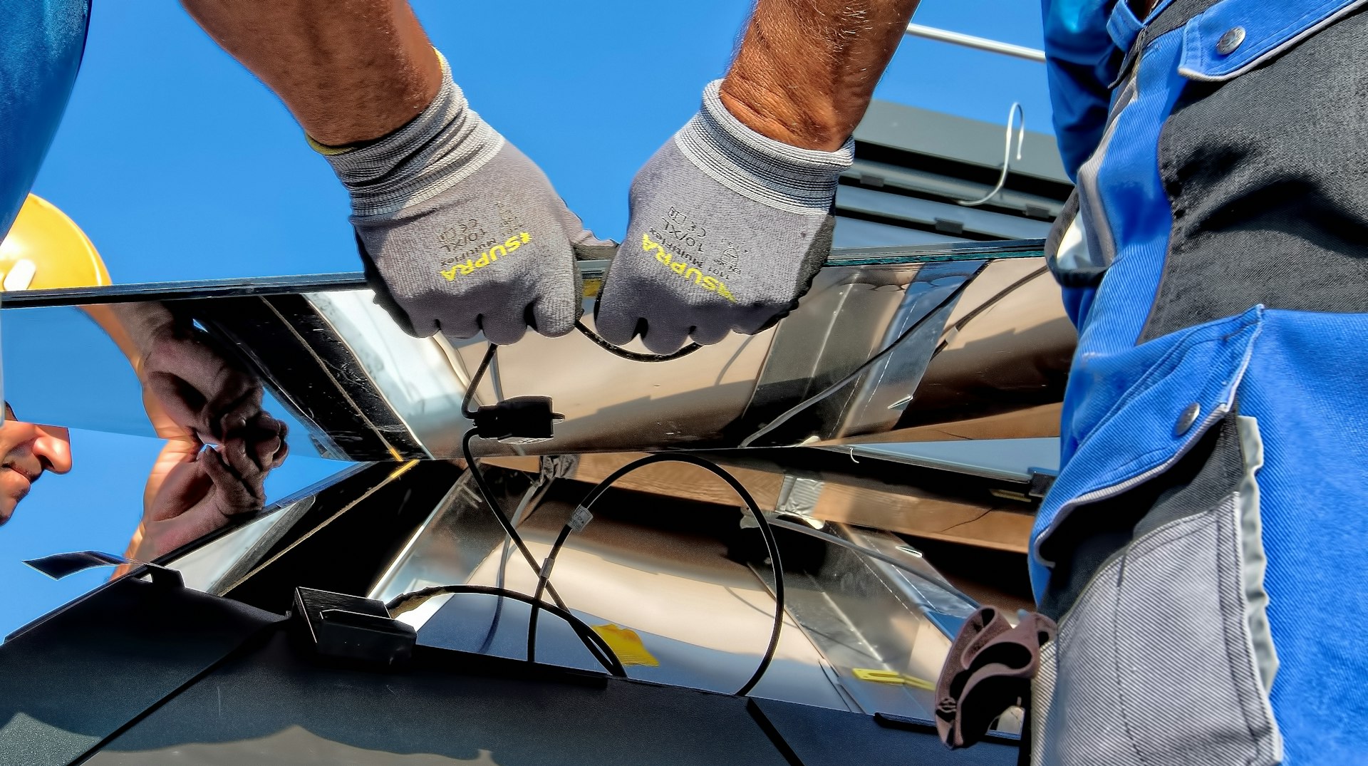 off grid PV power system installation