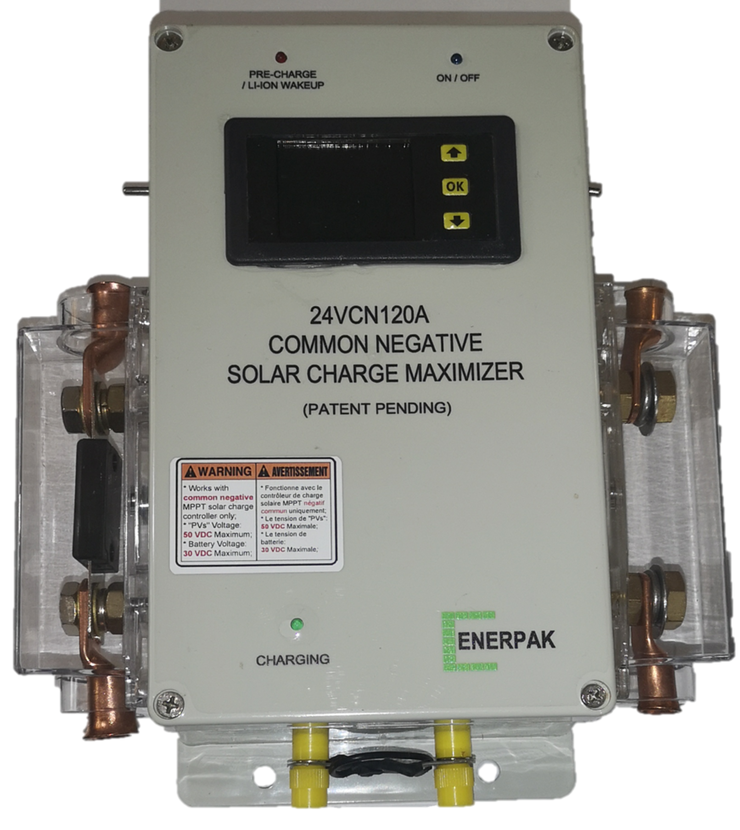 Common Negative Solar Charge Maximizing Controller